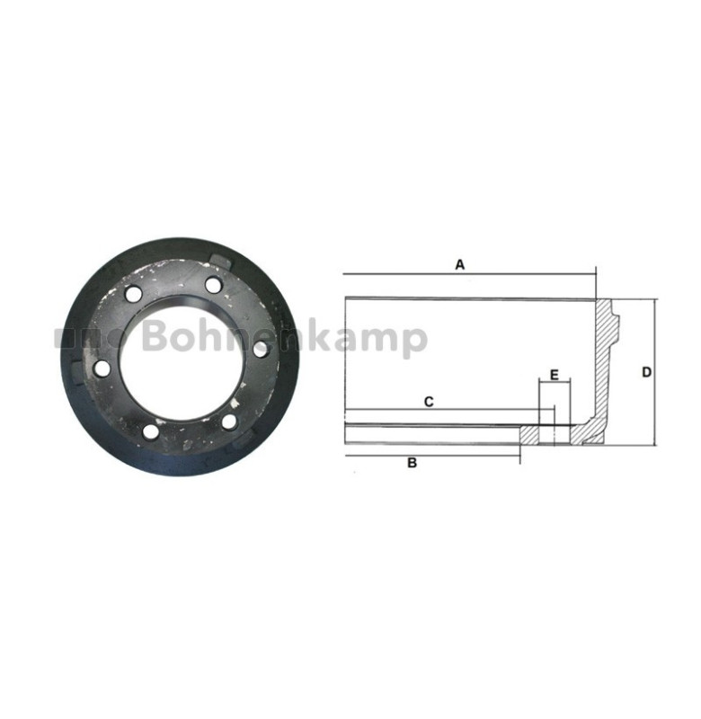 ADR-Bremstrommel 420 X 180, 4218S, 4218E, 4220S