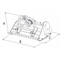 Mulčovač hydraulický posuv EFGCH/VFLAH