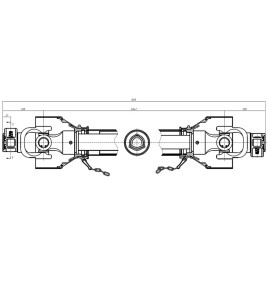 Kloubový hřídel T04B-800